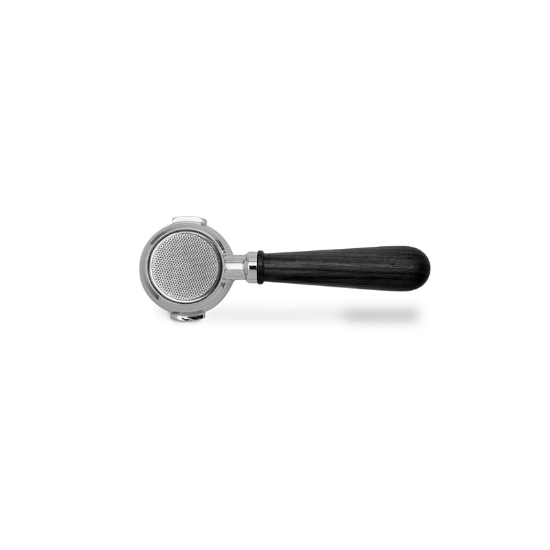 LELIT LELIT 58 Bottomless Portafilter with Ergonomic Handle - Silver/Black