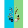 Tasty 10-Piece Measuring Cups and Spoons Set in Bright Colours