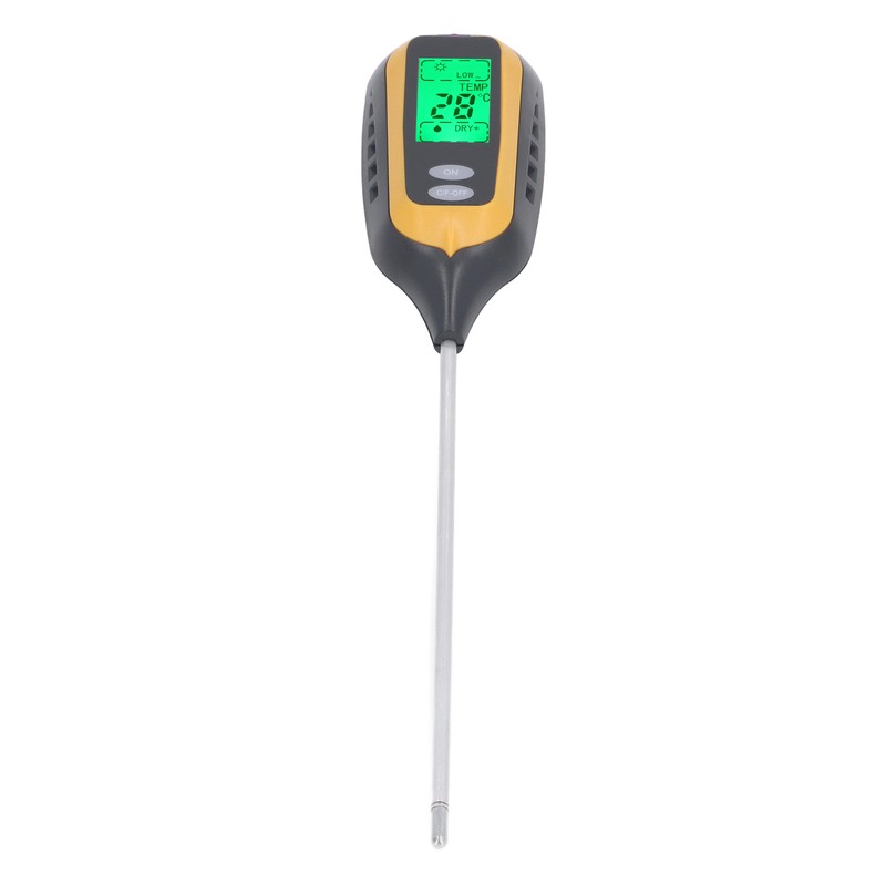 Soil Moisture Meter 4 in 1 Digital Backlight Plant Temperature