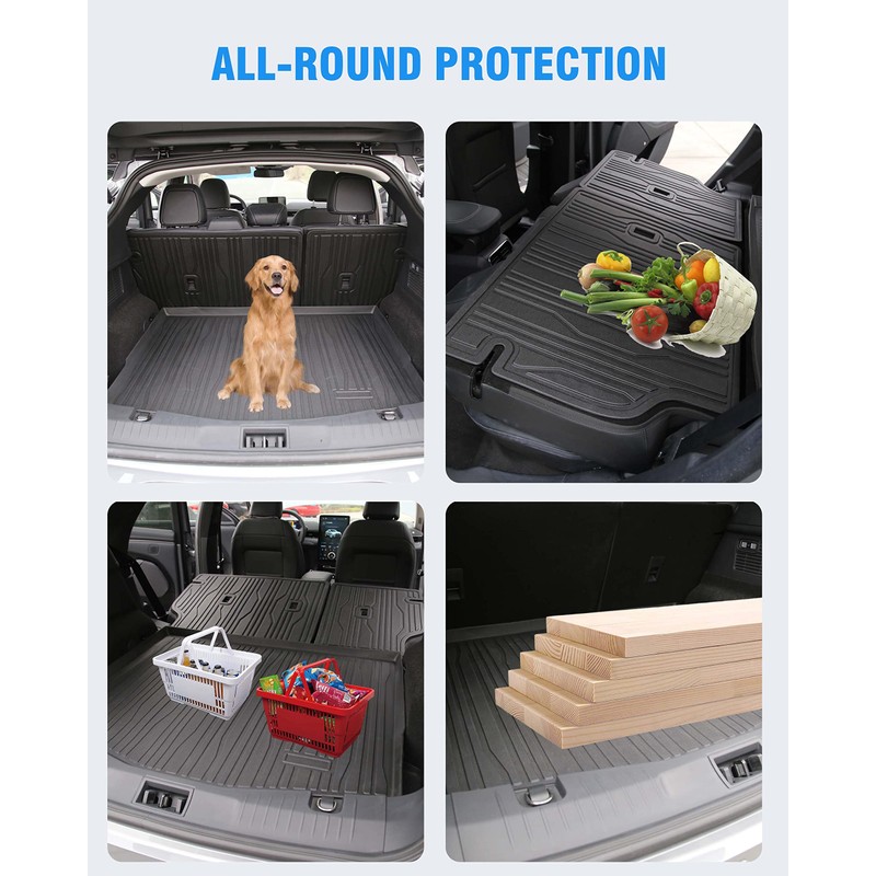 ZQULOYO Rear Seat Back Cover Backrest Protector for Ford Mustang