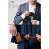 Mura Coin Case, Coin Purse, Genuine Leather, Men's, Thin, 0.4