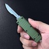 Automatic Utility Knife Push Button, EDC Pocket Boxcutters With Clip,
