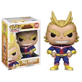 Funko POP My Hero Academia - All Might Pop! Vinyl Figure (Bundled with Compatible Pop Box Protector Case), Multicolor, 3.75 inches