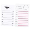 Beavorty 2pcs Professional Eyelash Extension Pallet Holder Lightweight Acrylic Lash Plate for Efficient Application Includes Dual and Big Eye Design for