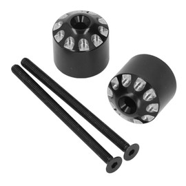 Buachois 1 Pair of Motorcycle Handlebar End Weights,Solid Stainless Steel Bar Ends Plug to Enhance Stability,Stylish Look Handle Bar End Cap for Ryker 600 900 Rally Sport