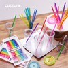 Cupture Reusable & Unbreakable Color Straws - 12 Count +