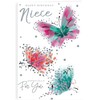 Niece Birthday Card - Size 6" X 9"