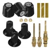 Kissler RBK1828MB Replacement For Gerber Bath/Shower Rebuild Kit, Matte Black
