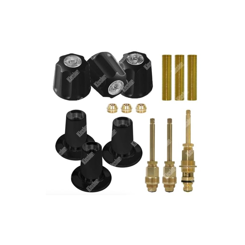 Kissler RBK1828MB Replacement For Gerber Bath/Shower Rebuild Kit, Matte Black
