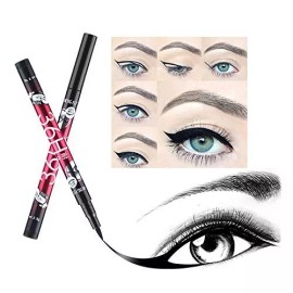 TIKA Waterproof Black Liquid Eyeliner 36H Long-Lasting – Precision Eye Liner Pencil