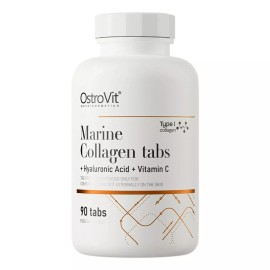 OSTROVIT MARINE COLLAGEN + HYALURONIC ACID + VITAMIN C - healthy skin, joints, Irrigation - 90 Tablets