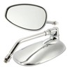 TDR Chrome 10mm Rear View Side Mirrors for Triumph Bonneville