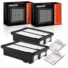 Filtro de Aire de Motor A-premium de 2 Piezas Compatible con Honda Fit 2015 2016 2017 2018 2019 2020, L4 1.5l, Reemplazo# 172205R0008