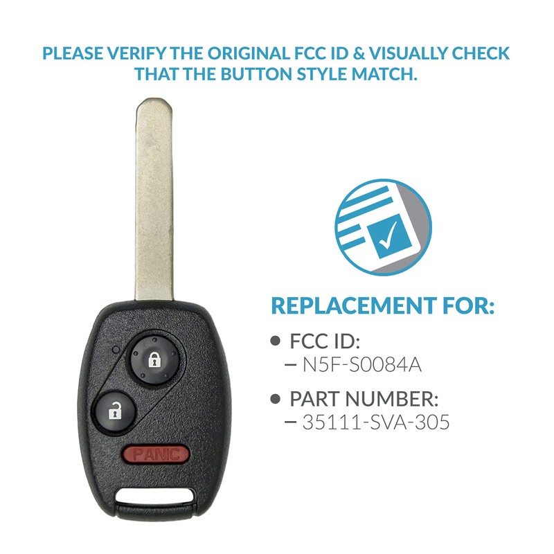 Keyless2Go Replacement for Keyless Entry Car Key Vehicles That Use