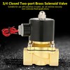 Solenoid Valve, 110V AC PT3/4 Thread Normally Closed 2 Port