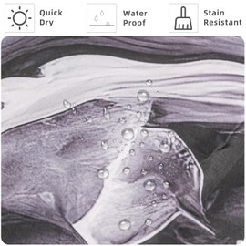 Hongma Black Marble Shower Curtain Get Naked Shower Curtains, Funny Letters Pattern Printed Shower Curtain with Hooks 72x72 Inch Waterproof Polyester Decorative Bath Curtain for Bathroom Decor