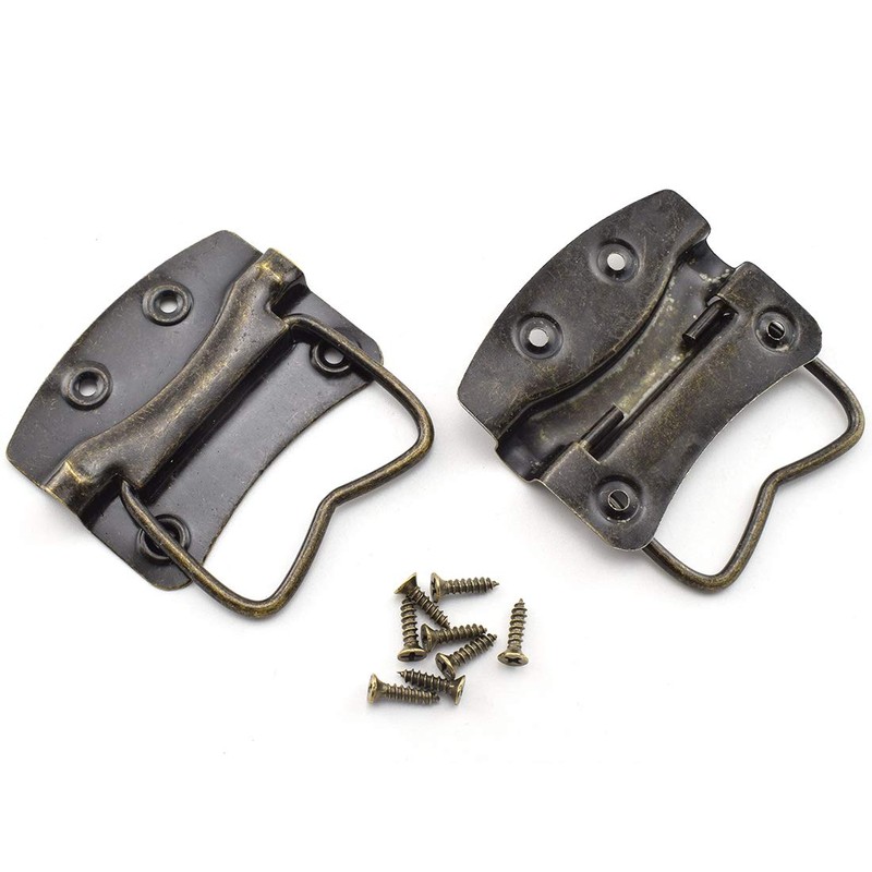 SDTC Tech 4 Pack Antique Bronze Wooden Box Puller Handles