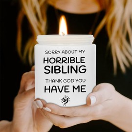 Funny Candle Gift for Mom Dad from Daughter Son -7ozSoy Wax Lavender Long Burn Time Scented Candle- Unique Birthday Gifts Christmas Mother Day Father Day Presents for Mom Dad from Children