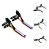 Outanaya 1 Pair Aluminum Alloy Bike Brake Handle Lightweight Hollow