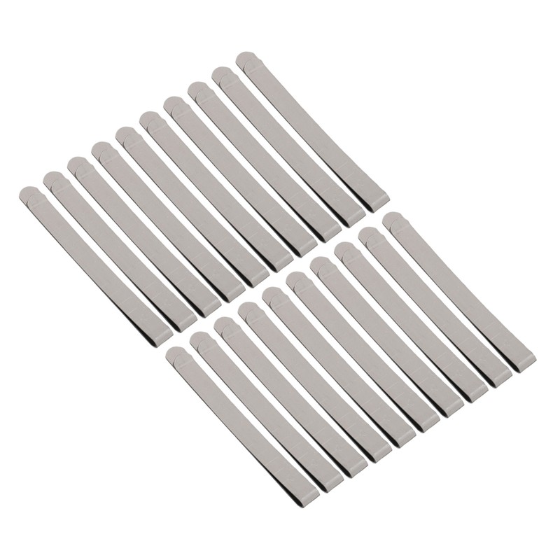 20pcs Stainless Steel Hemming Clips 3 Inch Measurement Ruler Quilting