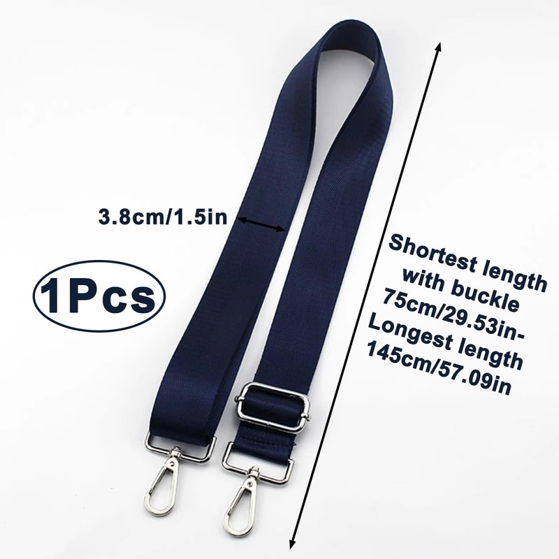 Wide Shoulder Bags Strap Polyester Crossbody Bag Strap 3.8cm Handbag