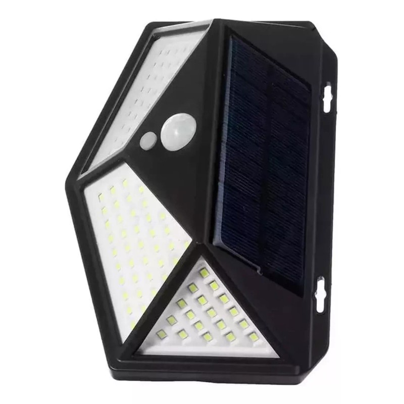 Sihangark Lampara Reflector 100 Led Cob Solar Sensor Movimiento Pared