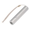 Mini Stainless Steel Flashlight 3 Mode Pocket LED Torch Handheld