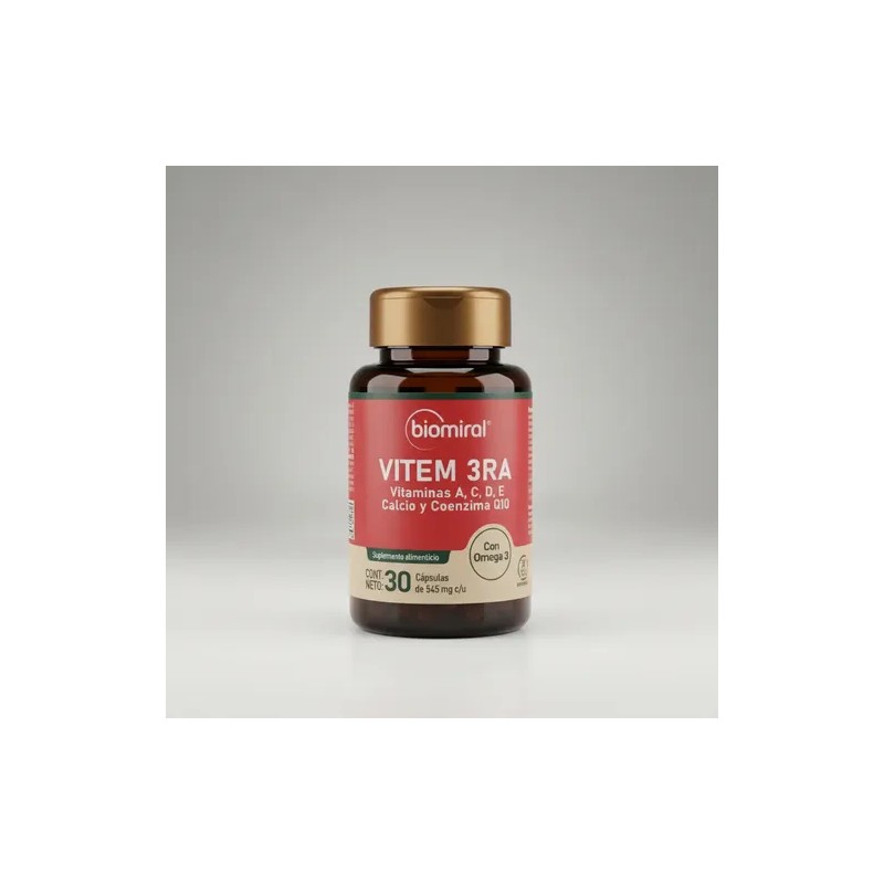 Vitaminas A, C, D, E Geriatricas Vitem 3ra Capsulas