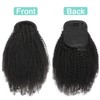 Afro Kinky Curly Ponytail Human Hair Drawstring Ponytail 4C for