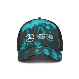 Mercedes AMG Petronas F1 Tie Dye Cap - Multicolor - One Size Fits Most