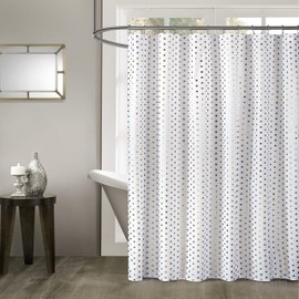 Idea Nouva - Cortina de Ducha (70 x 72 cm), diseño de Lunares, Color Dorado