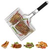 Barbecue Basket, Fish Roaster, Fish Grill Basket, Foldable Grill Fish