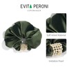 EVITA PERONI Hair Scrunchies for Women, Velvet Hair Scrunchies with