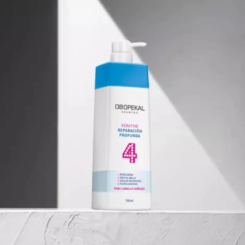 Crema + Shampoo Keratine Reparación Profunda Obopekal