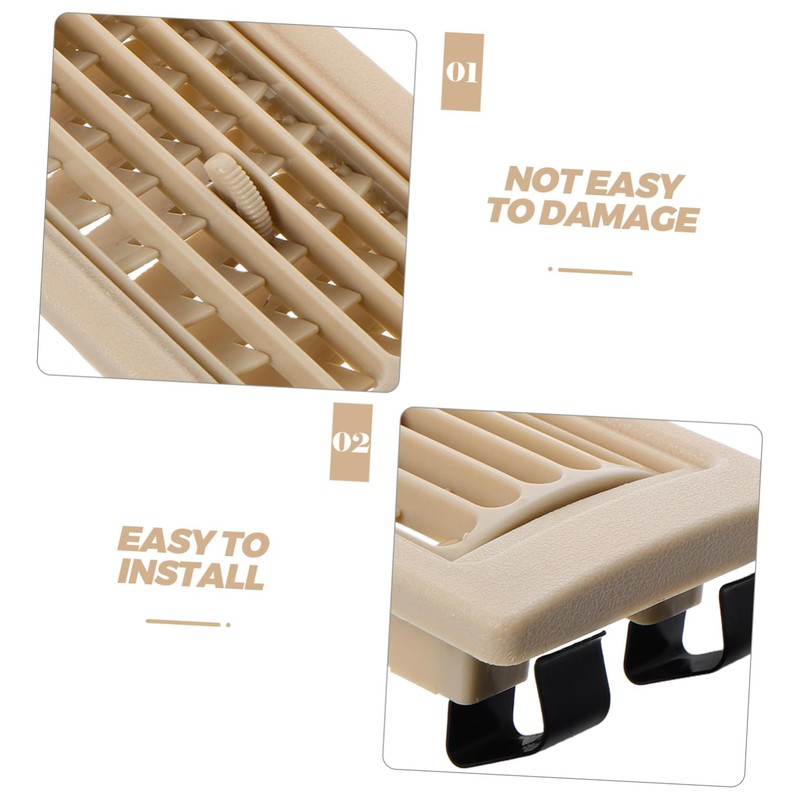 Alipis Adjustable Air Vent Deflector for Clip Floor Vent Cover