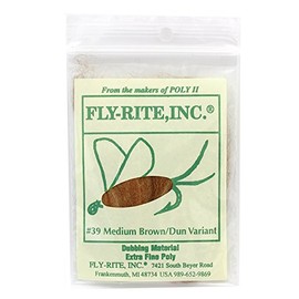 FLY-RITE, INC Fly Light #39 Medium Brown Dunvariant