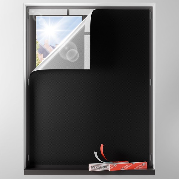 Sumobaby Blackout Curtains for Bedroom Portable 36"x58",No Drill Blackout Shades