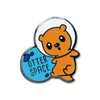 EvolveFISH Otter Space Lapel Pin - [1" Tall]