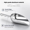 38oz Ice Cube Endurance Scoop, Cast Aluminum Shovel, Kitchen Utility