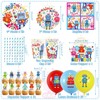 Robot Birthday Party Decoration - Robot Happy Birthday Backdrop, Tableware,