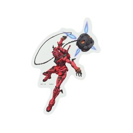 Sunstar Stationery Gundam Movie Version GQuuuuuuuX Sticker Siegax, Red Gundam S8812519