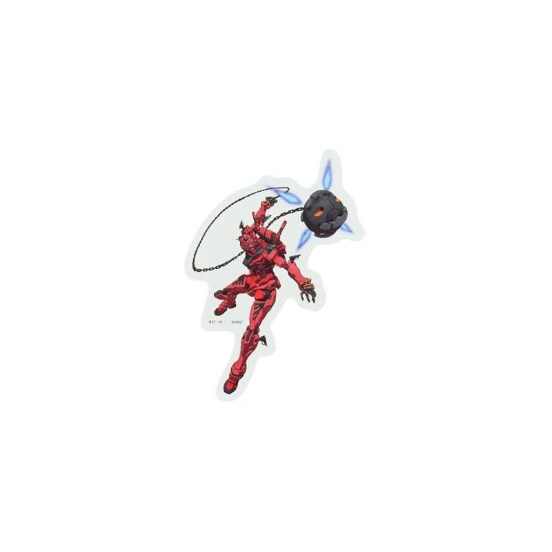 Sunstar Stationery Gundam Movie Version GQuuuuuuuX Sticker Siegax, Red Gundam