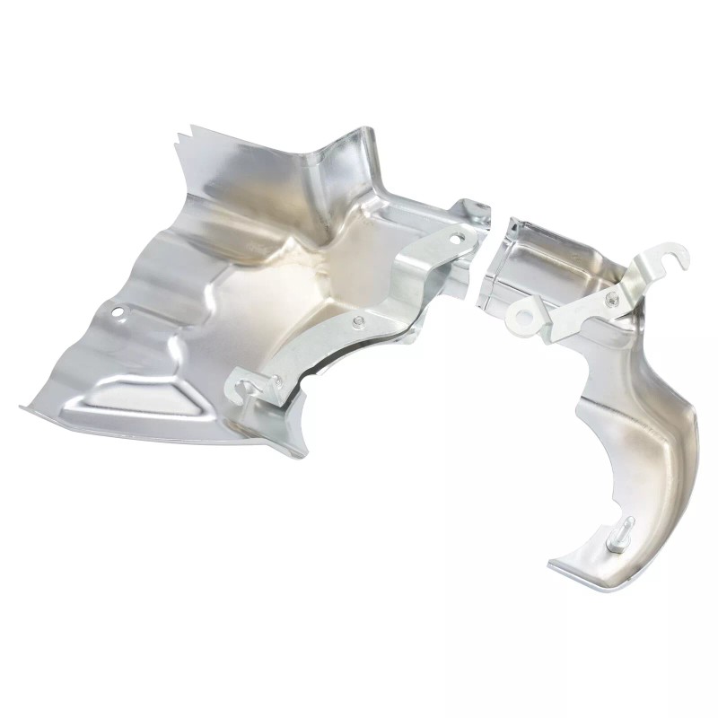 HCMOTORKU Chrome Engine Transmission Interface Cover Trim For Harley Softail