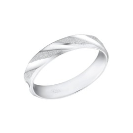 Amor 2035573 Women's Ring 925 Sterling Silver Comes in Jewellery Gift Box, Rhodium-plated 925 silver, No Stones