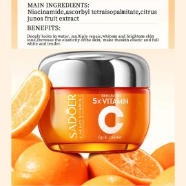 Rema Facial Sadoer Vitamina 5x Iluminadora Blanqueadora Momento De Aplicación Día/noche Tipo De Piel Mixta