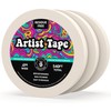 3Pk White Artist Tape for Watercolor Paper White Painters Tape
