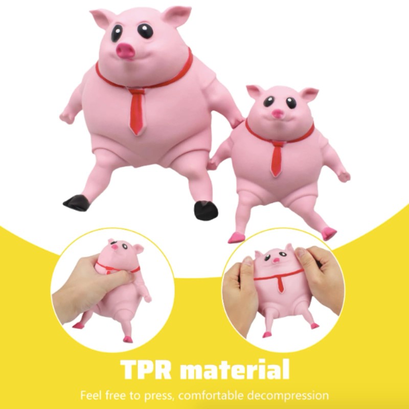 Squishy Pig, Squeeze Pink Pig Antistress Toy Rebound Deformation Anxiety