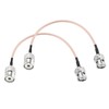 DMiotech 2 Pcs RG316 Coaxial Cable 6" BNC Male to