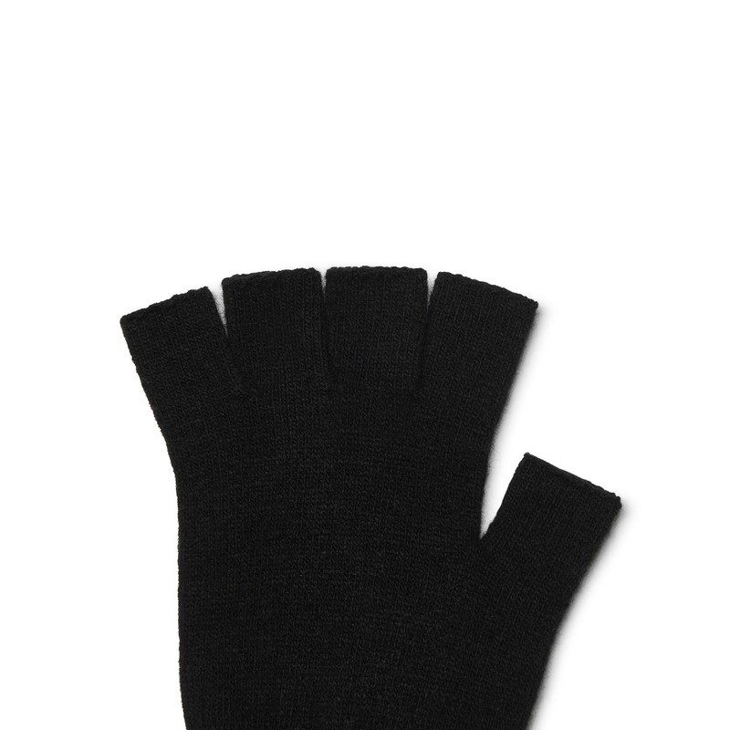 Musinsa Standard Fingerless Knit Gloves [Black]