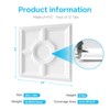 STICKGOO Drop Ceiling Tiles 24 x 24in, Waterproof, Premium PVC